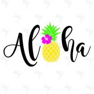 Aloha Pineapple Svg Png Dxf For Cutting Printing Designing Or More