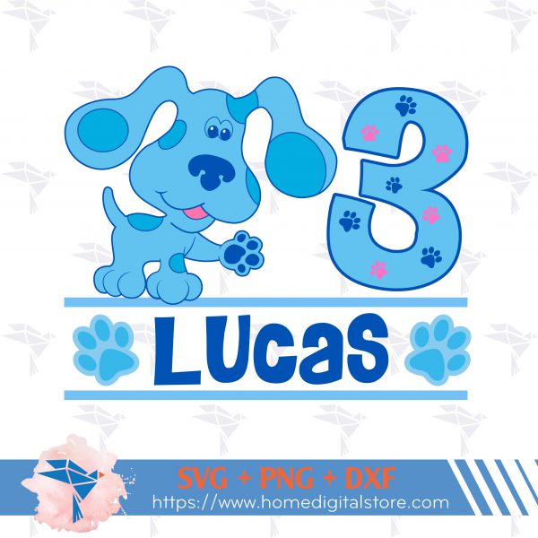 Blues Clues Birthday Svg Png Dxf