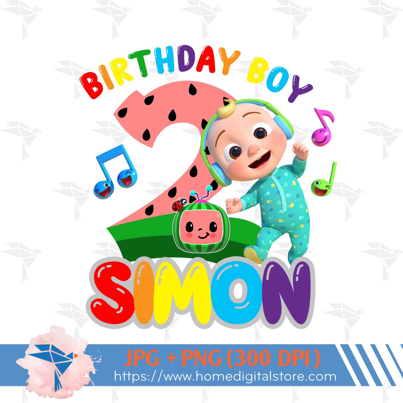 Birthday Cocomelon Png