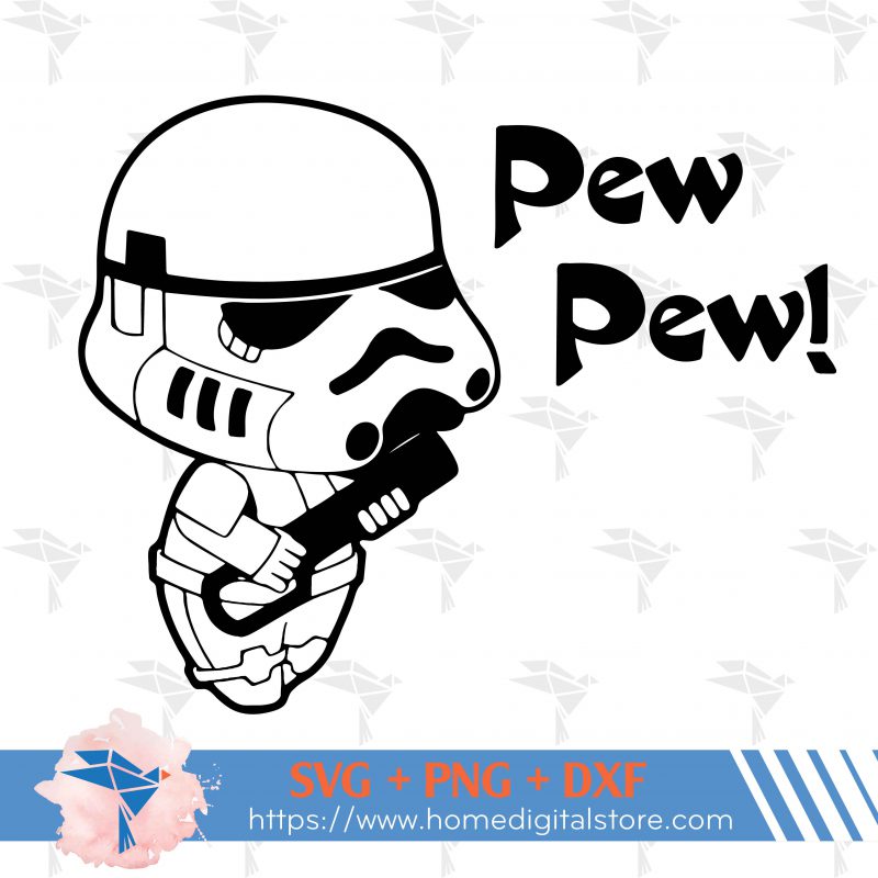 Chibi Stormtroopers Svg Png Dxf