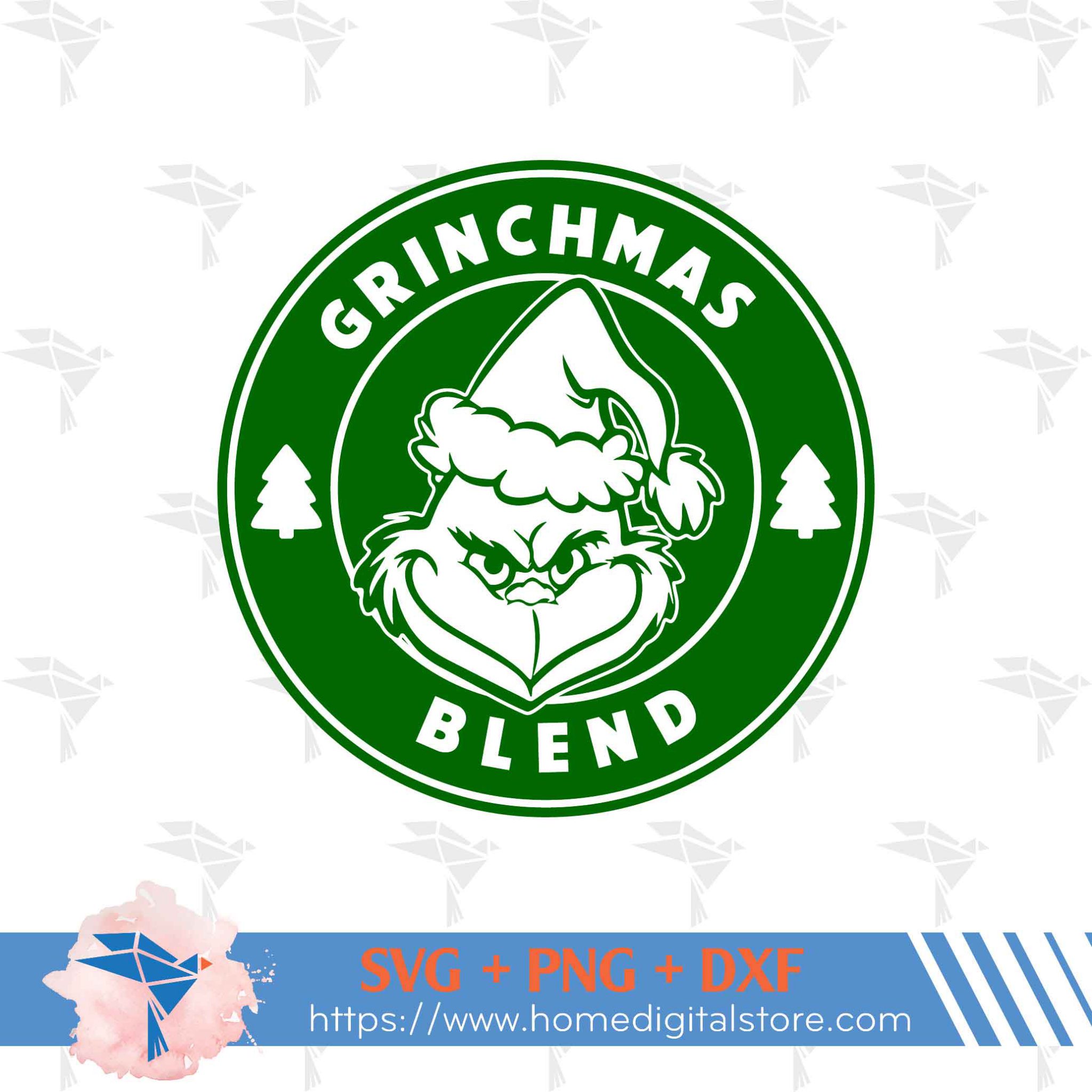 Grinch Blend SVG PNG DXF