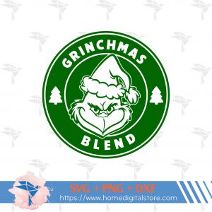 Grinch Blend Svg Png Dxf