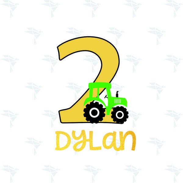 2nd Birthday Tractor