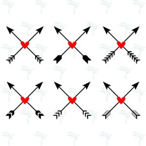 Heart Crossed Arrow