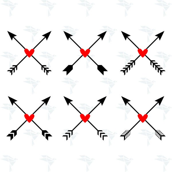 Heart Crossed Arrow