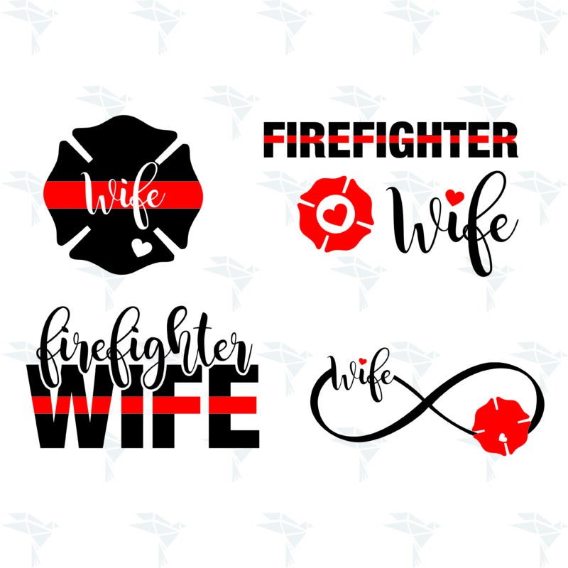 Firefighter Mom SVG, PNG, DXF for Cutting, Printing, Designing or more