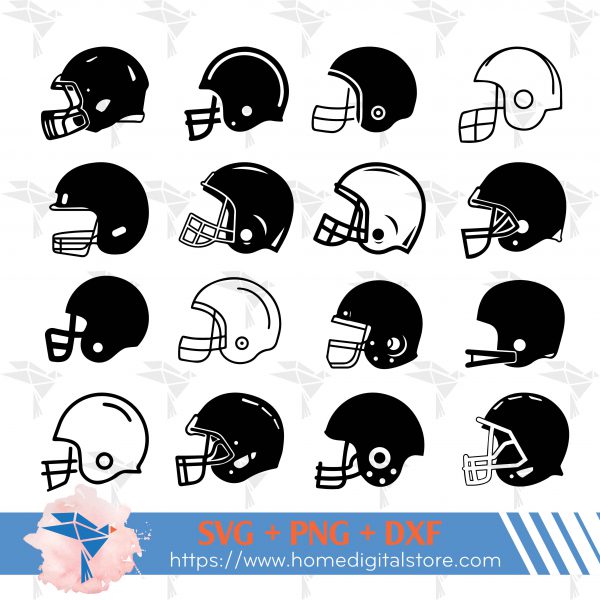 Football Helmet Silhouette