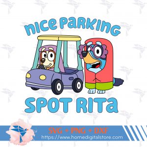 Nice Parking Spot Rita SVG, PNG, DXF