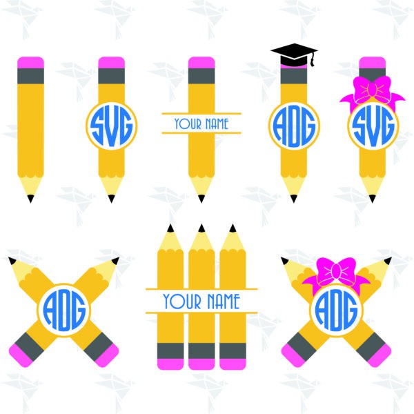 Pencil Monogram