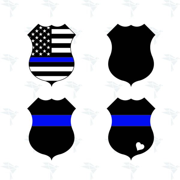 Police Badge SVG, PNG, DXF for Cutting, Printing, Designing or more