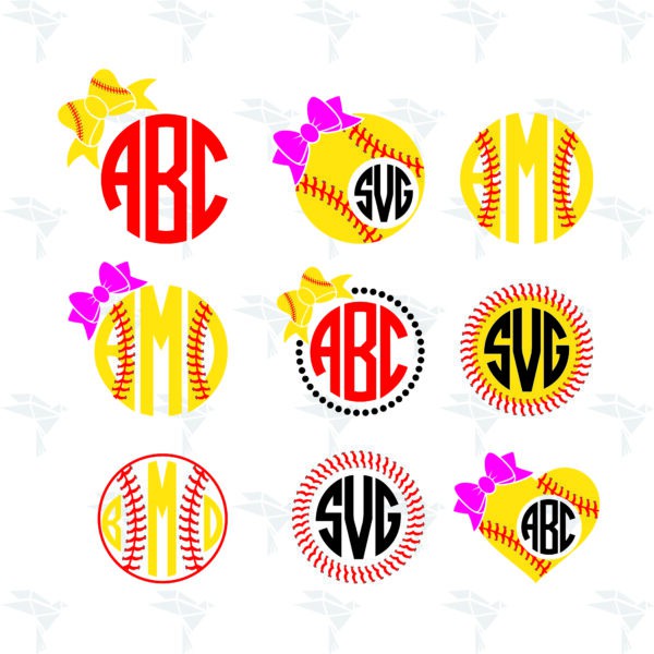 Softball Monogram 1 01
