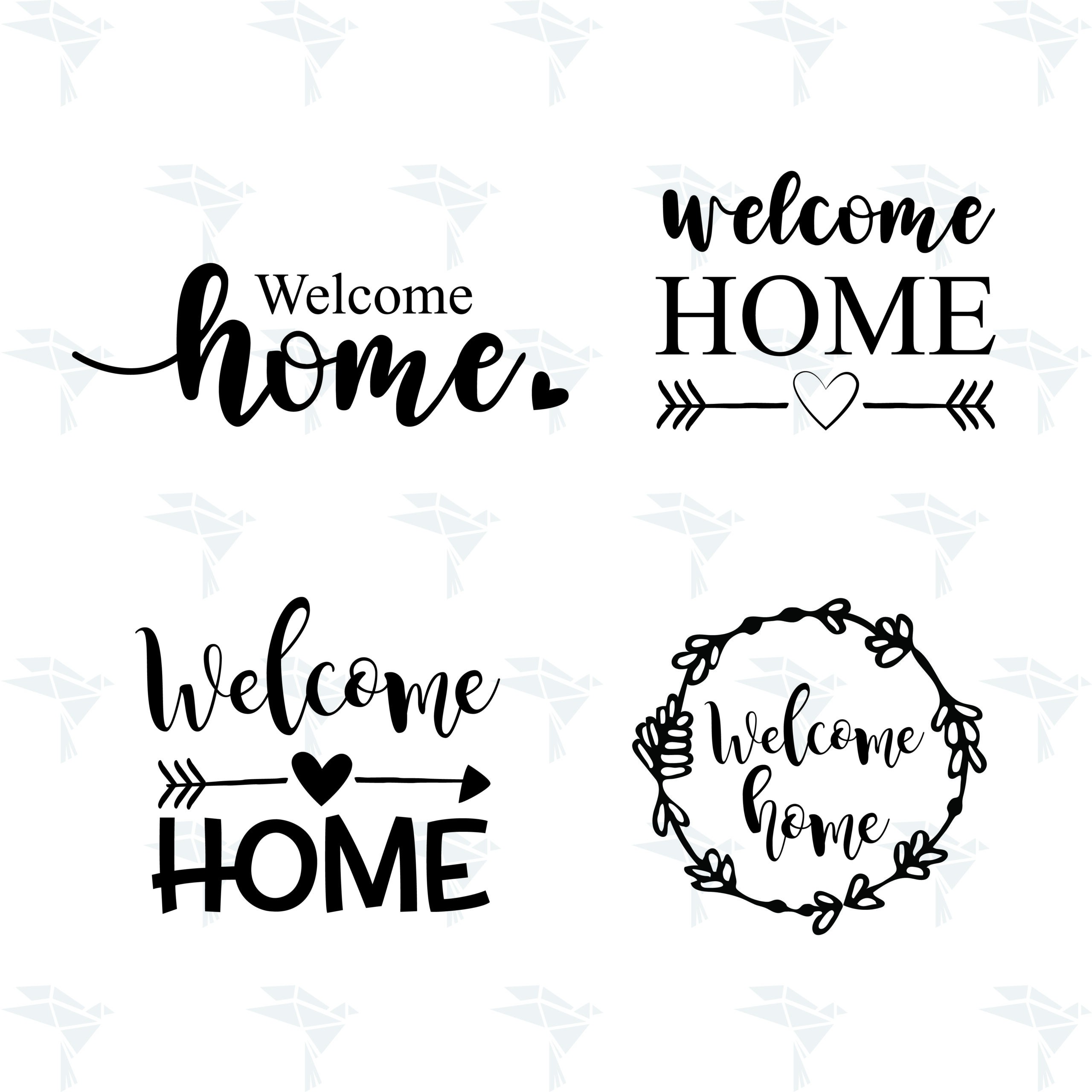 Download Welcome To Our Home Svg Png For Cutting Printing Designing Or More