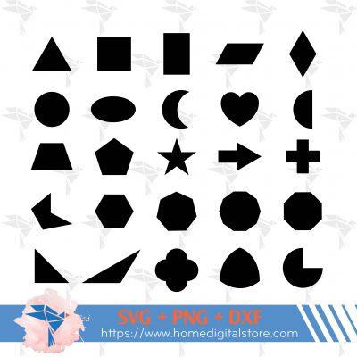 Basic Shape SVG, PNG, DXF