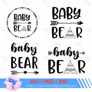 Grandma Bear SVG, PNG, DXF