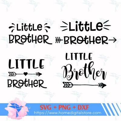 Little Brother SVG, PNG, DXF