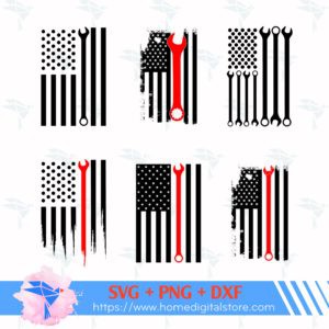 Wrench US Flag