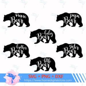 Bear Family Cut Files