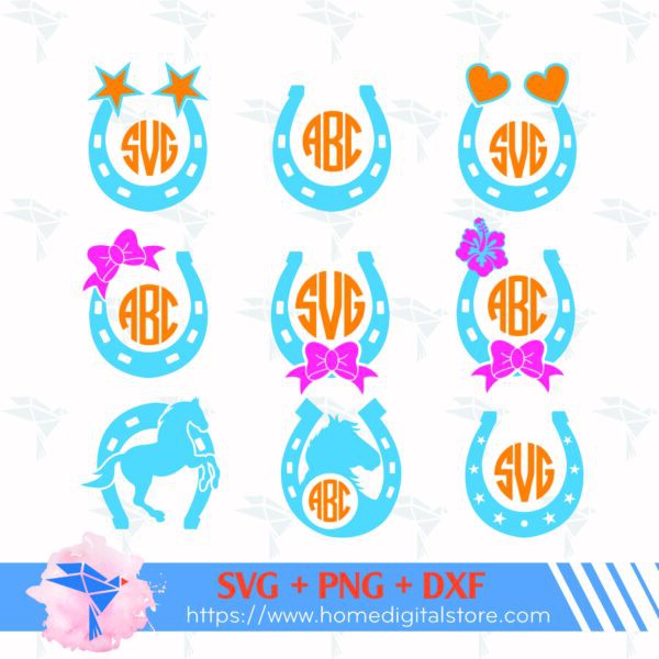 Horse Shoe Monogram