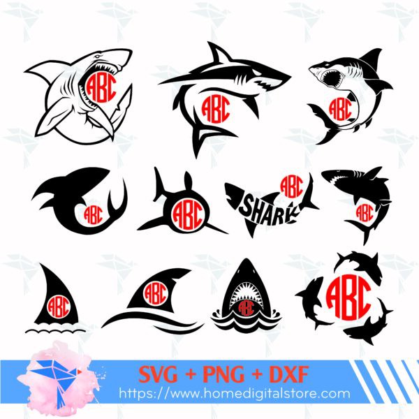 Shark Monogram