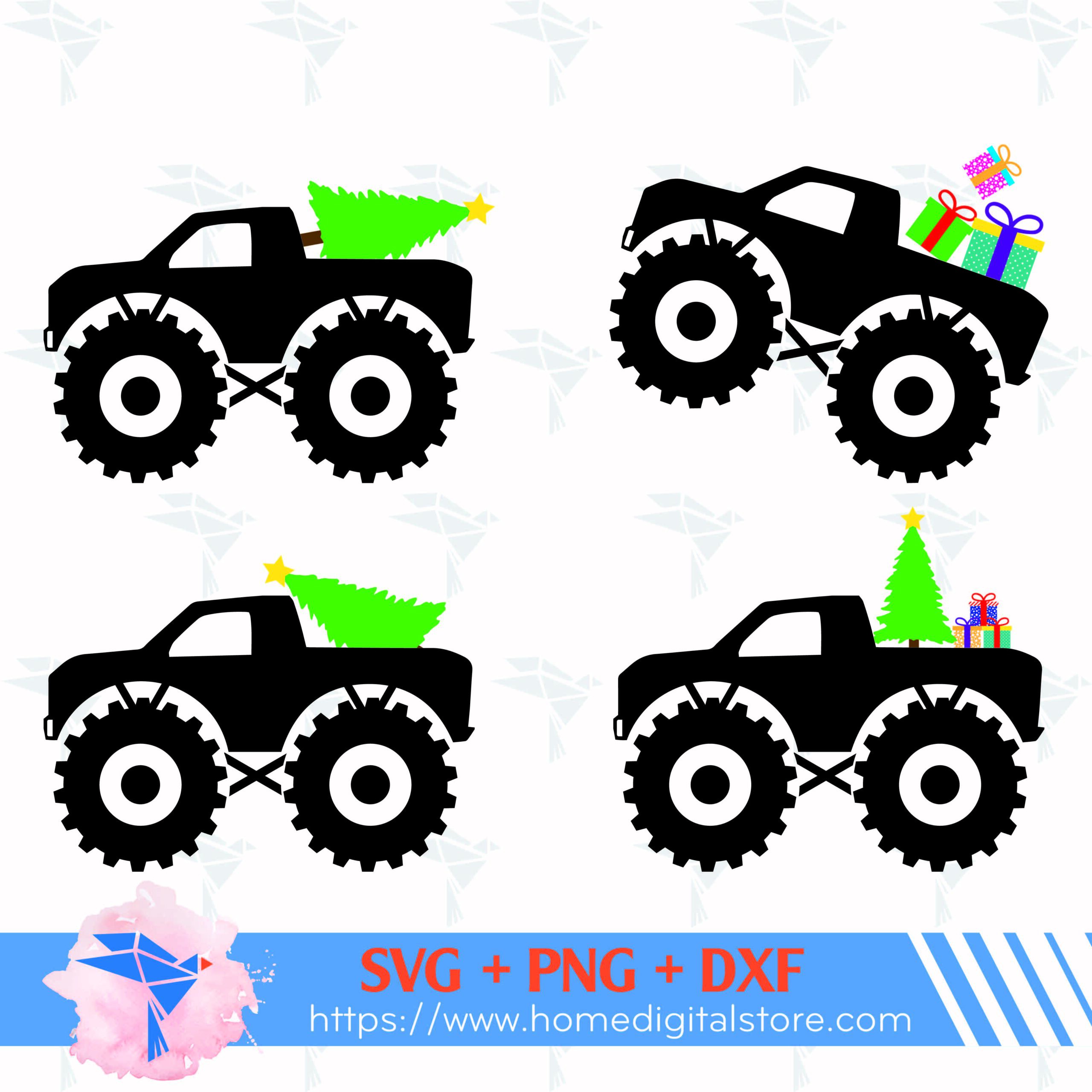 Free Free 243 Monster Truck Silhouette Svg SVG PNG EPS DXF File
