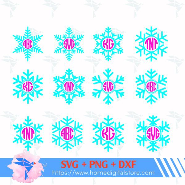 Snowflake Monogram