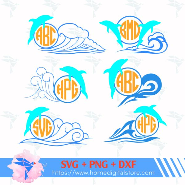 Dolphin Monogram