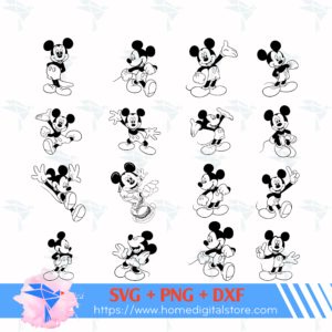 Mickey Mouse Outline