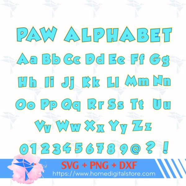 Paw Patrol Alphabet