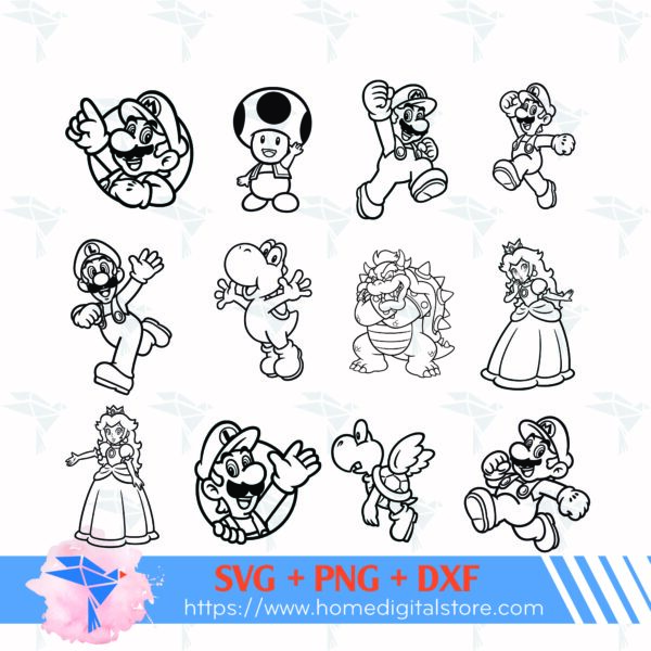 Super Mario Outline
