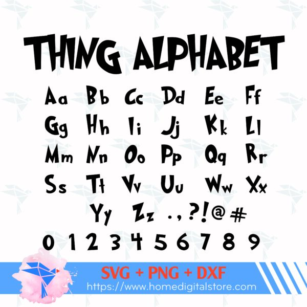 Thing Alphabet 01 01
