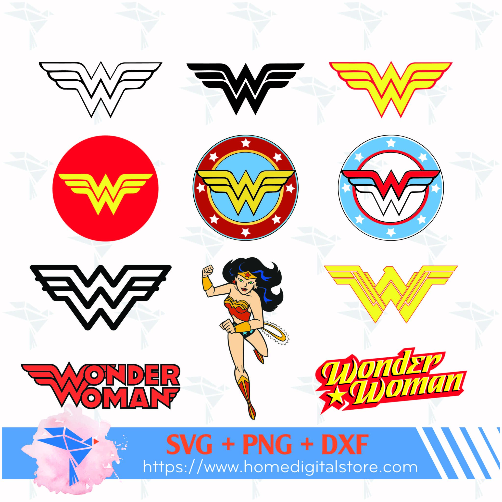 Wonder Woman Svg Png Dxf 1829