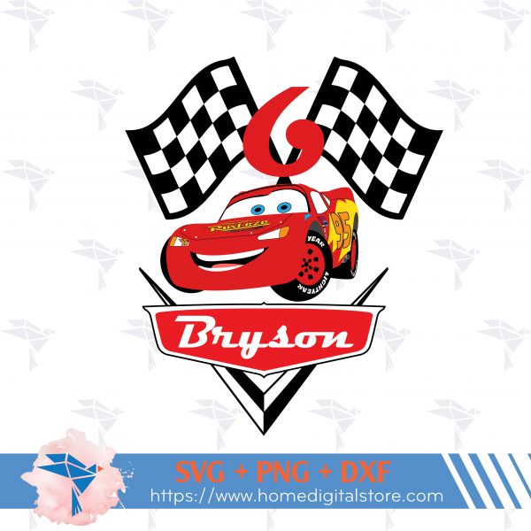 Disney Car Birthday I Bg 01