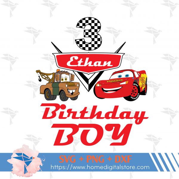 Disney Car Birthday Iii Bg 01