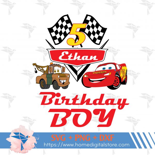 Disney Car Birthday V Bg 01