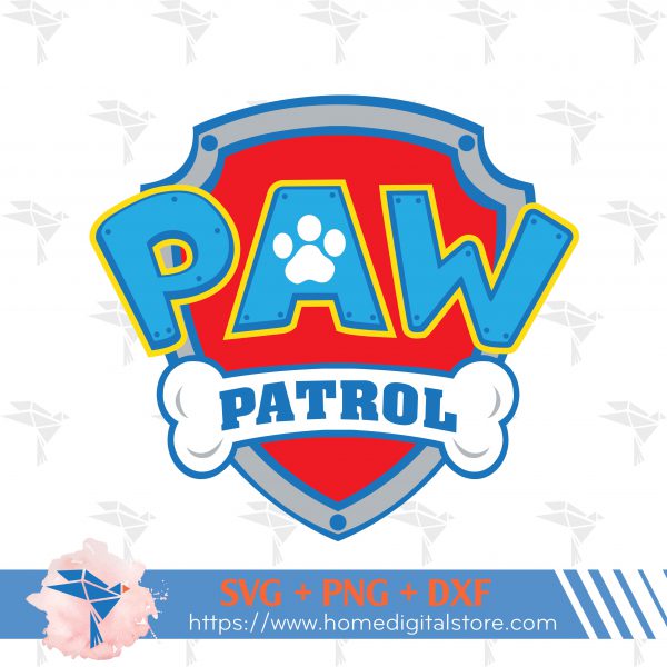 Paw Patrol SVG, PNG, DXF for Cutting, Printing, Designing or more