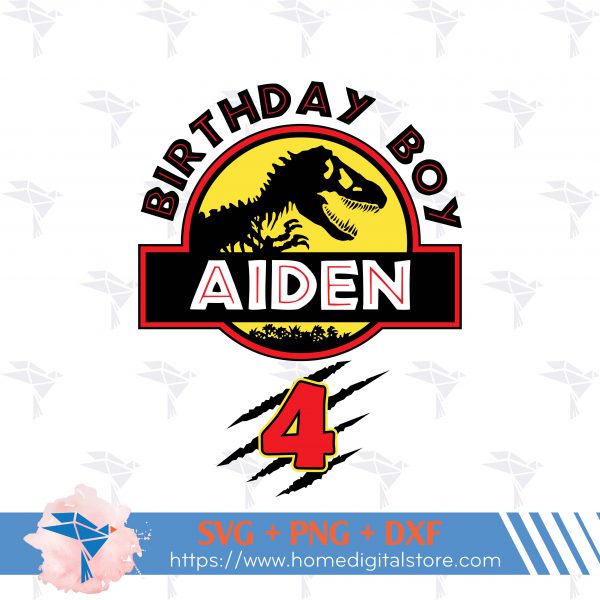 Birthday Boy Jurassic Bg 01