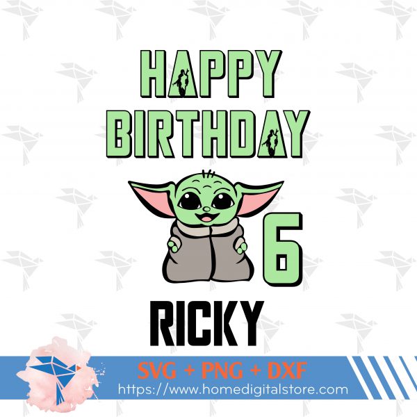 Birthday Star War Bg 01