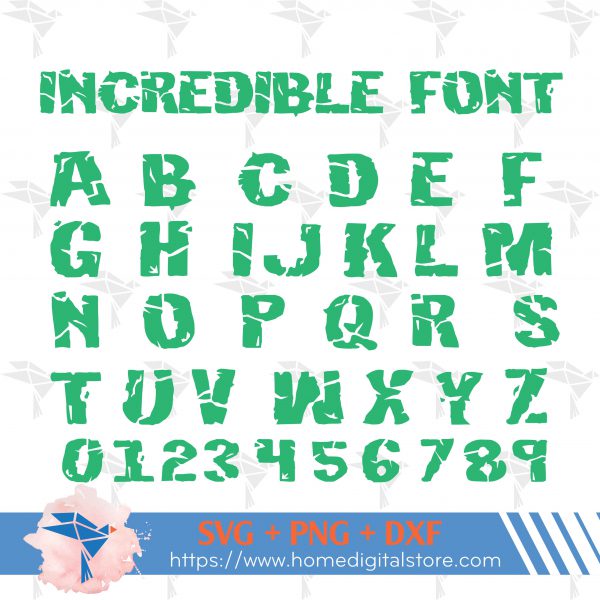 Incredible Font 11 01