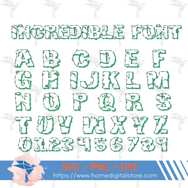Incredible Font I 1 01