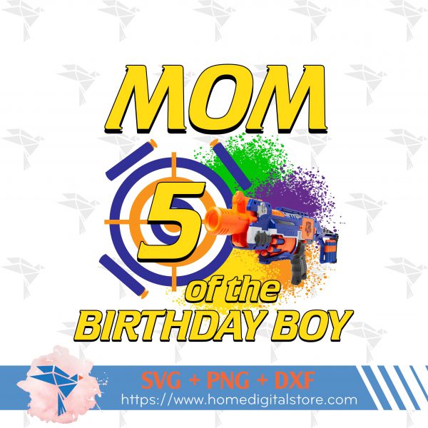 Mom Nerf Birthday Bg 1