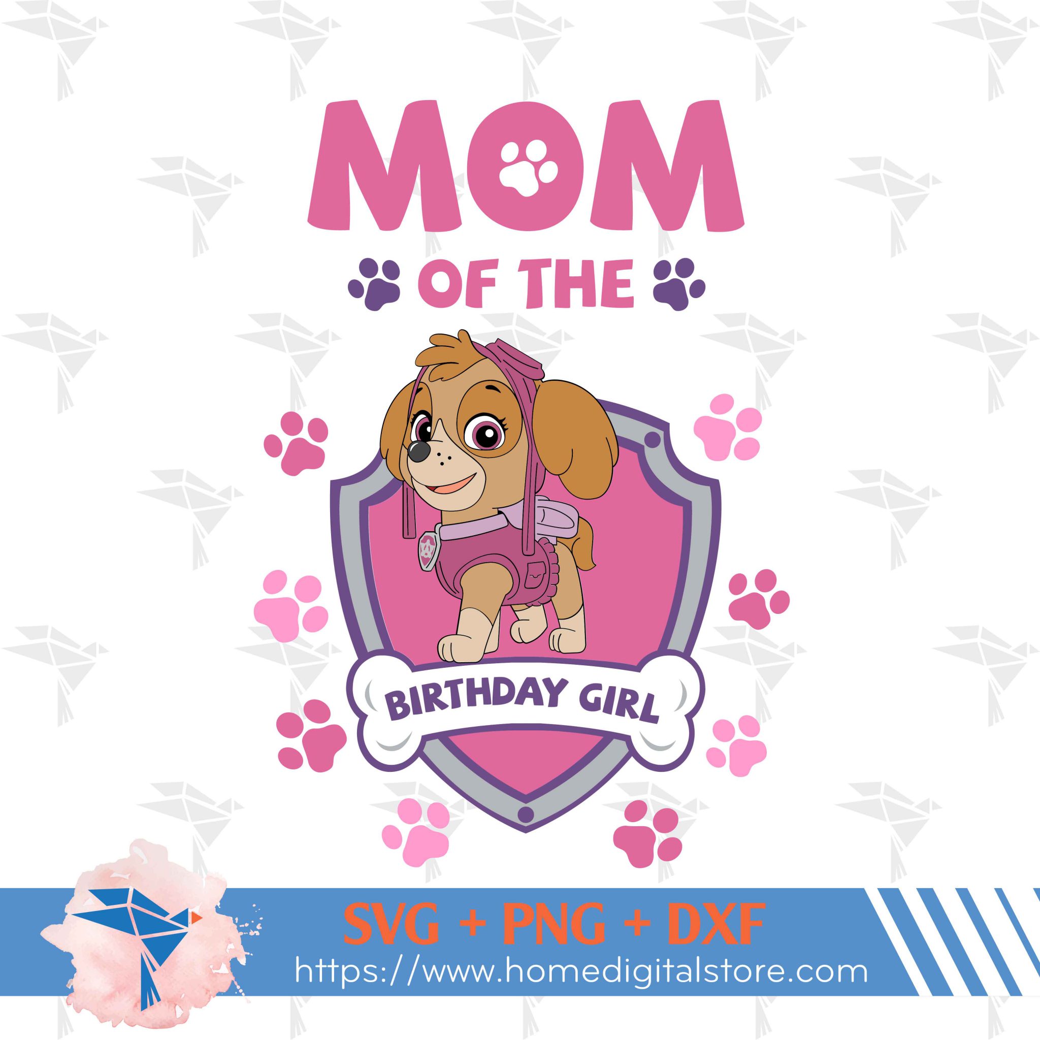 Skype Birthday Girl SVG, PNG, DXF