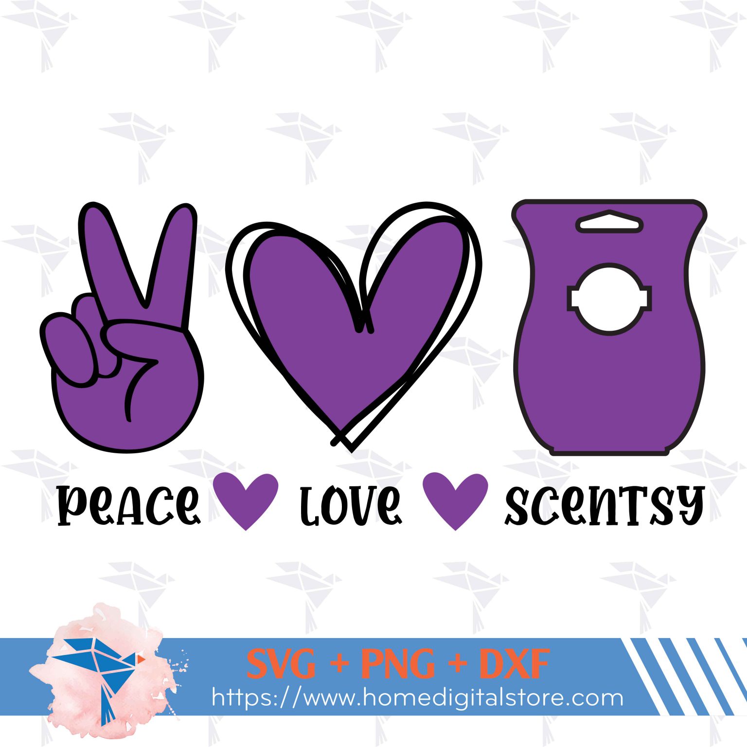 Peace Love Scentsy SVG PNG DXF Peace Love Scentsy SVG PNG DXF