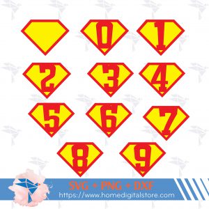 Supeman Numbers Bg 01
