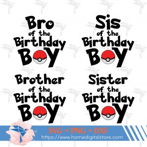 Birthday Boy Pokemon Family I Bg 01