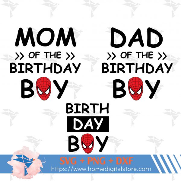 Birthday Boy Spiderman Bg 01