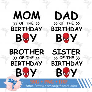 Birthday Boy Spiderman I Bg 01
