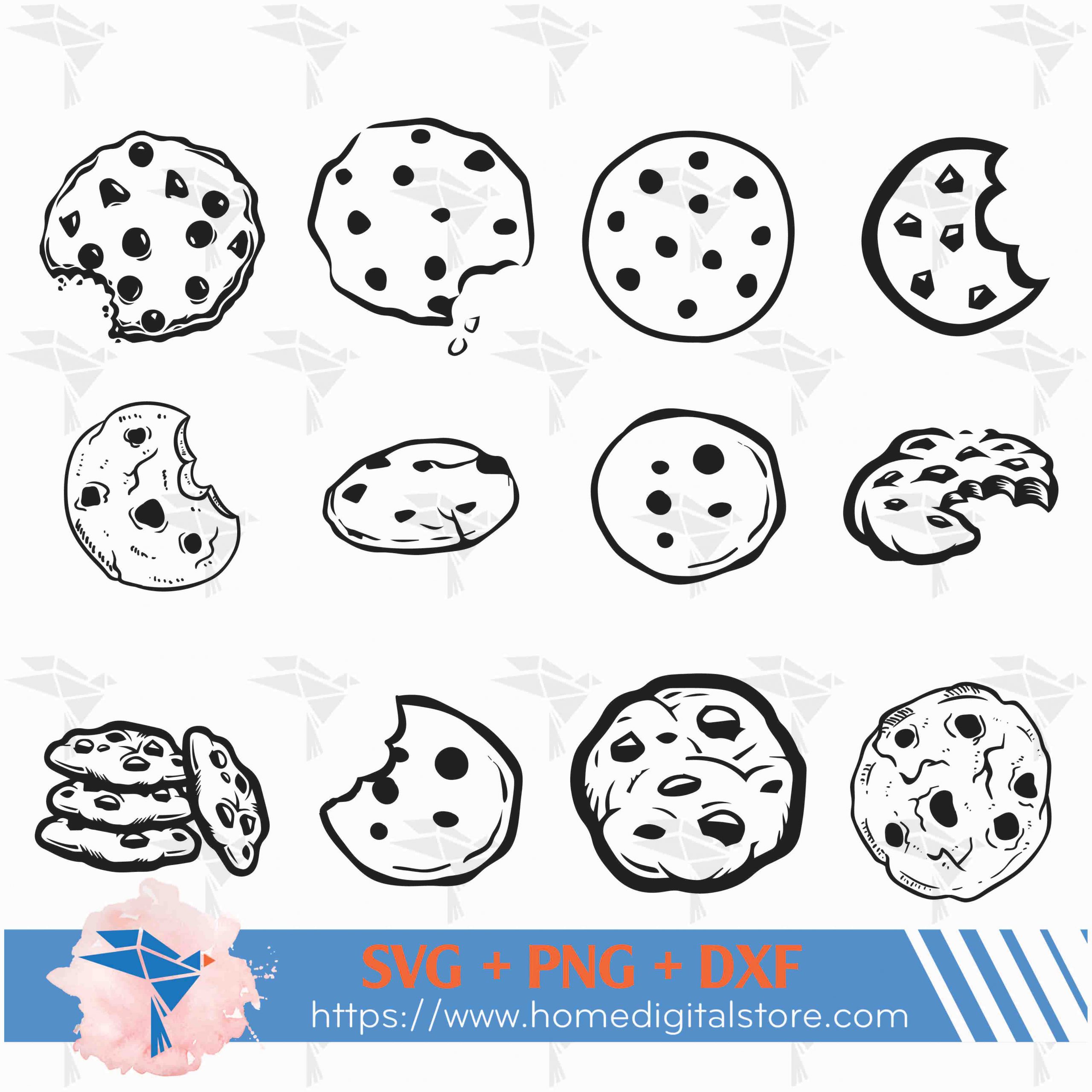Cookie Monster SVG, PNG, DXF Instant download files for Cricut Design  Space, Silhouette, Cutting, Printing, or more