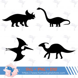 Dinosaur Silhouette 01