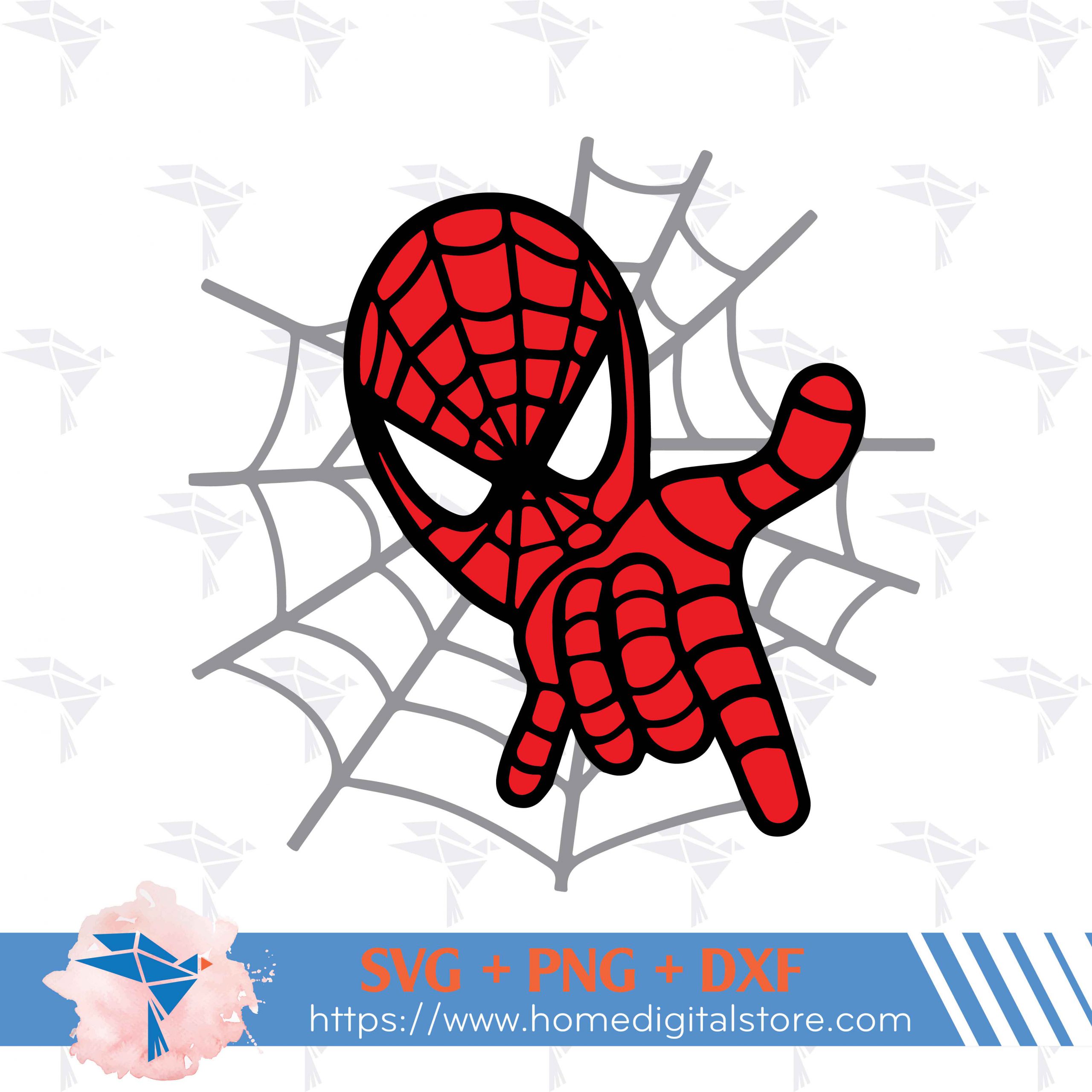 Spiderman SVG, PNG, DXF