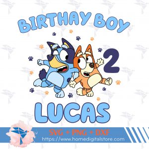 Bluey Birthday Boy Customized Name